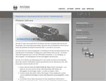 Tablet Screenshot of pfisterer-software.de